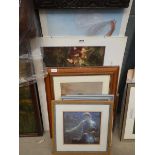 Large quantity of assorted paintings of mainly ladies at rest and play
