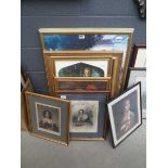 Large quantity of paintings to include mainly portraits