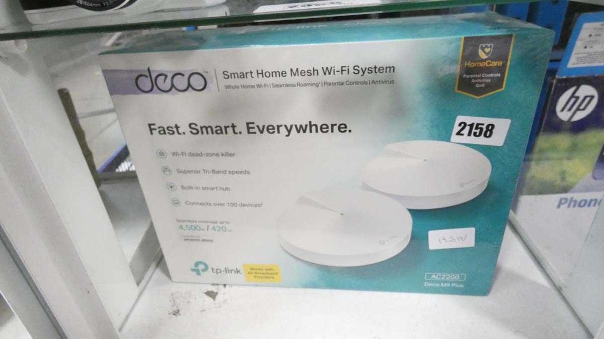 TP-Link Deco smart wifi home mesh system in box