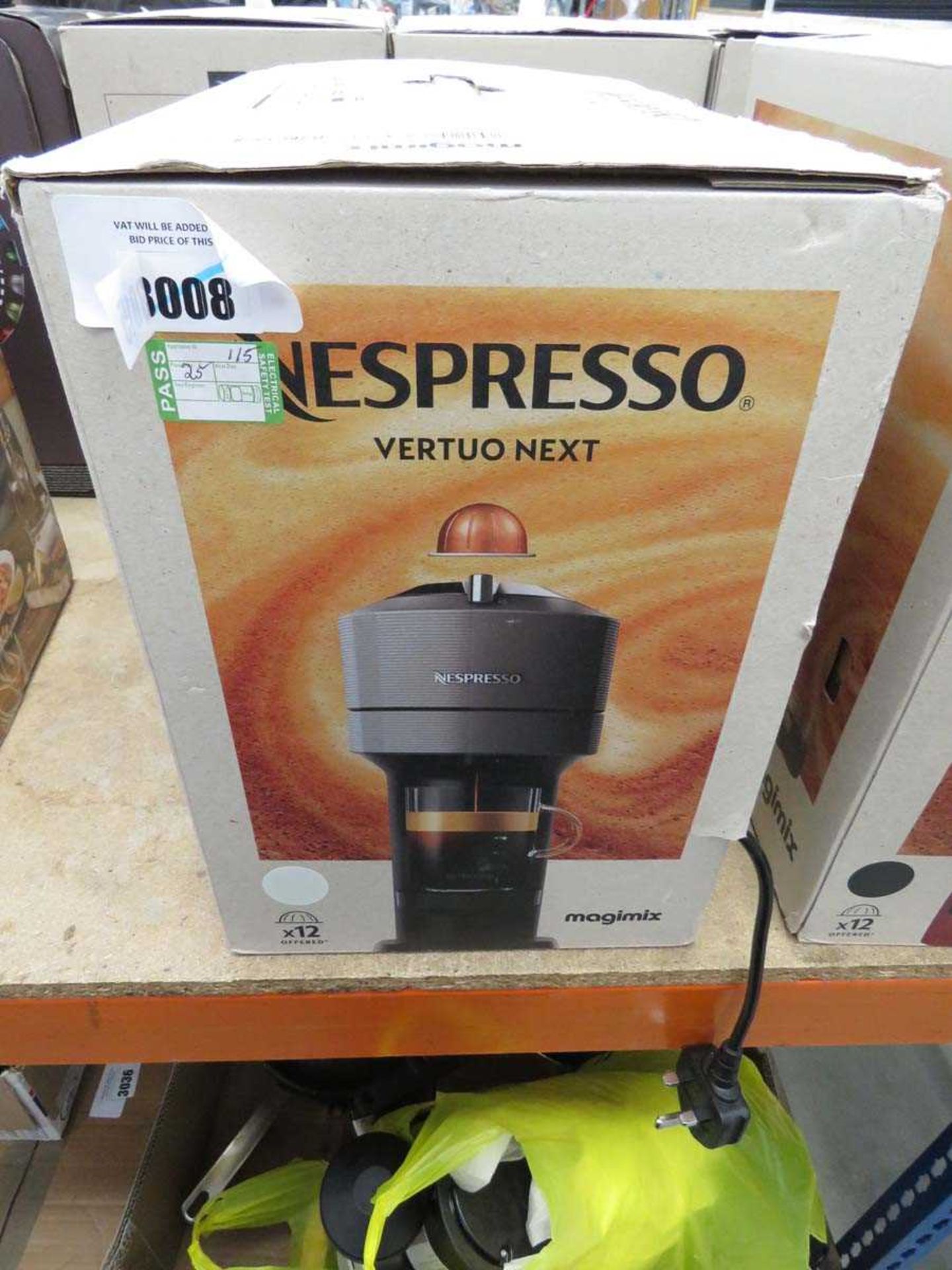 +VAT Nespresso Magimix Vertuo Next coffee machine