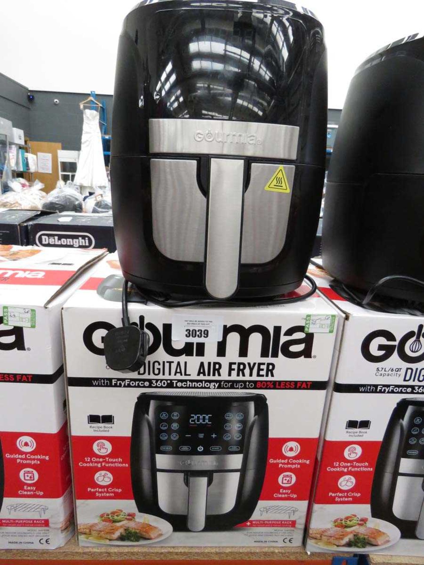 +VAT Gourmia 5.7L digital air fryer