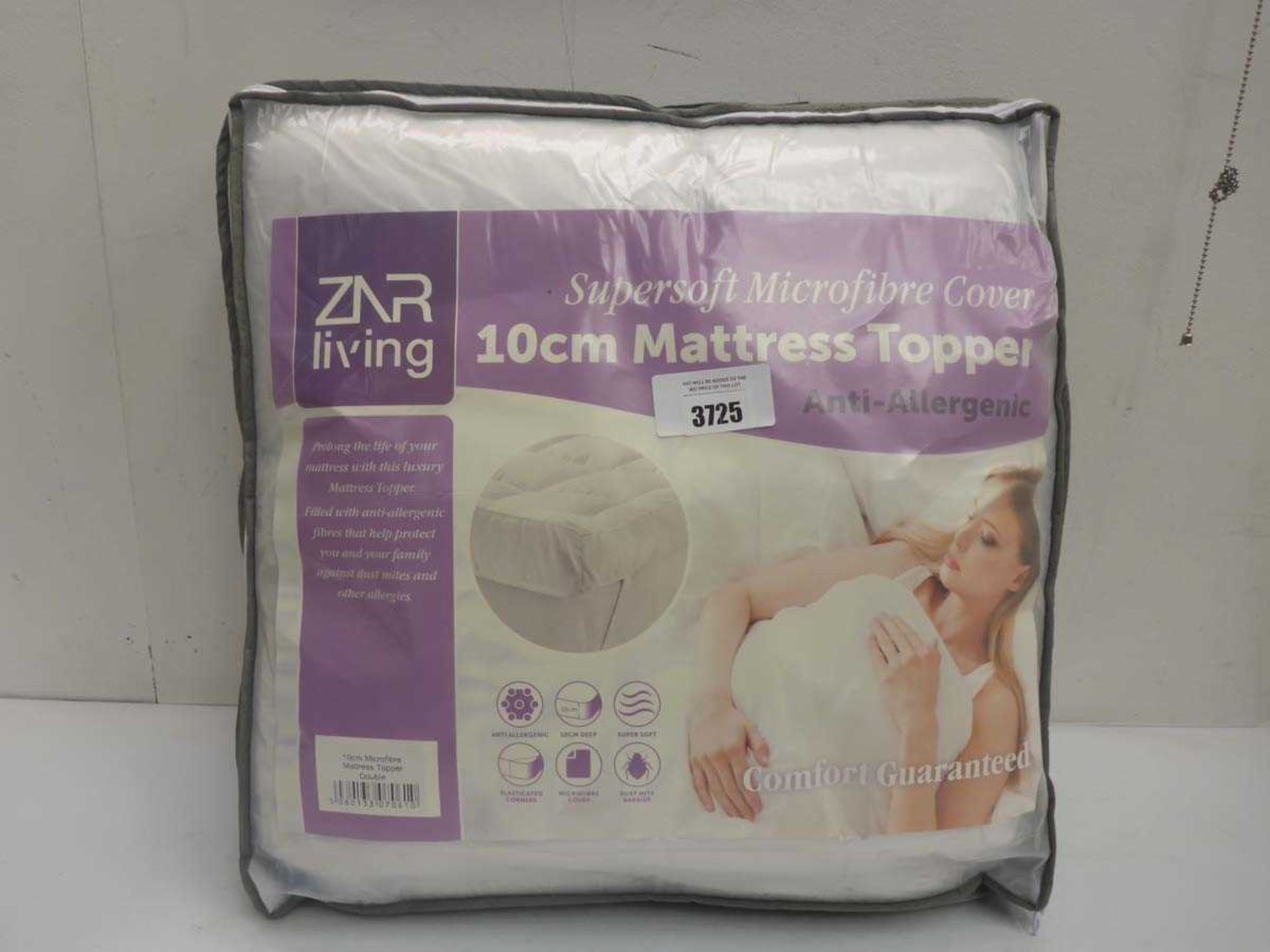 +VAT 10cm super soft microfibre mattress toper