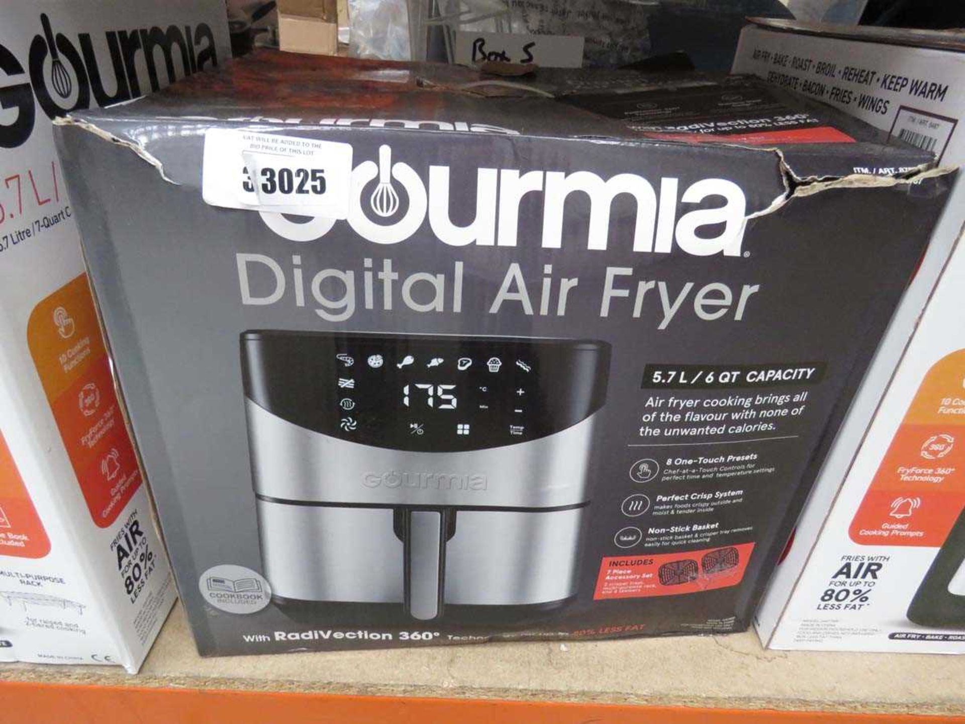 Gourmia 6.7L digital air fryer