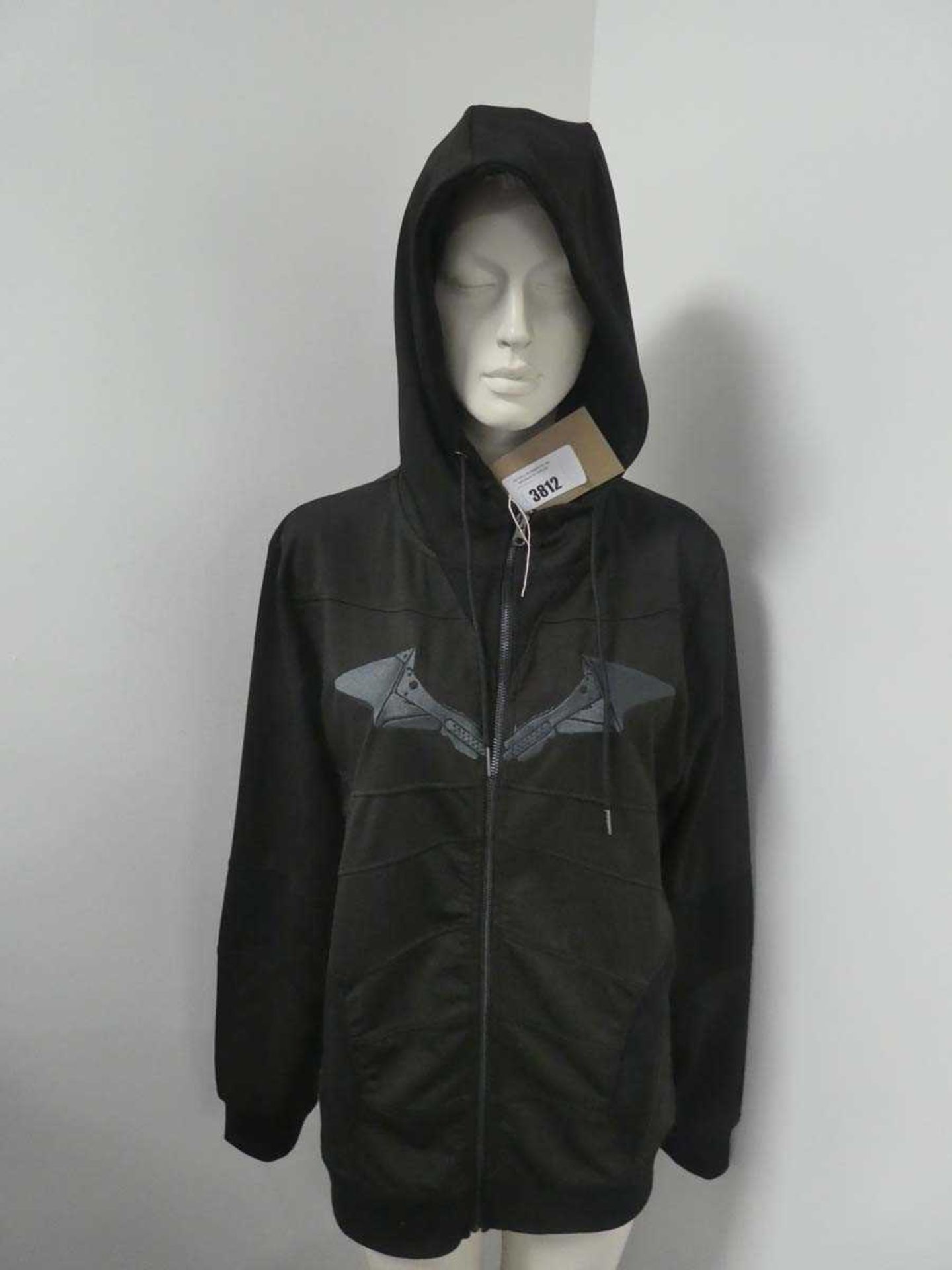 +VAT The Batman zip hoodie, size large (hanging)