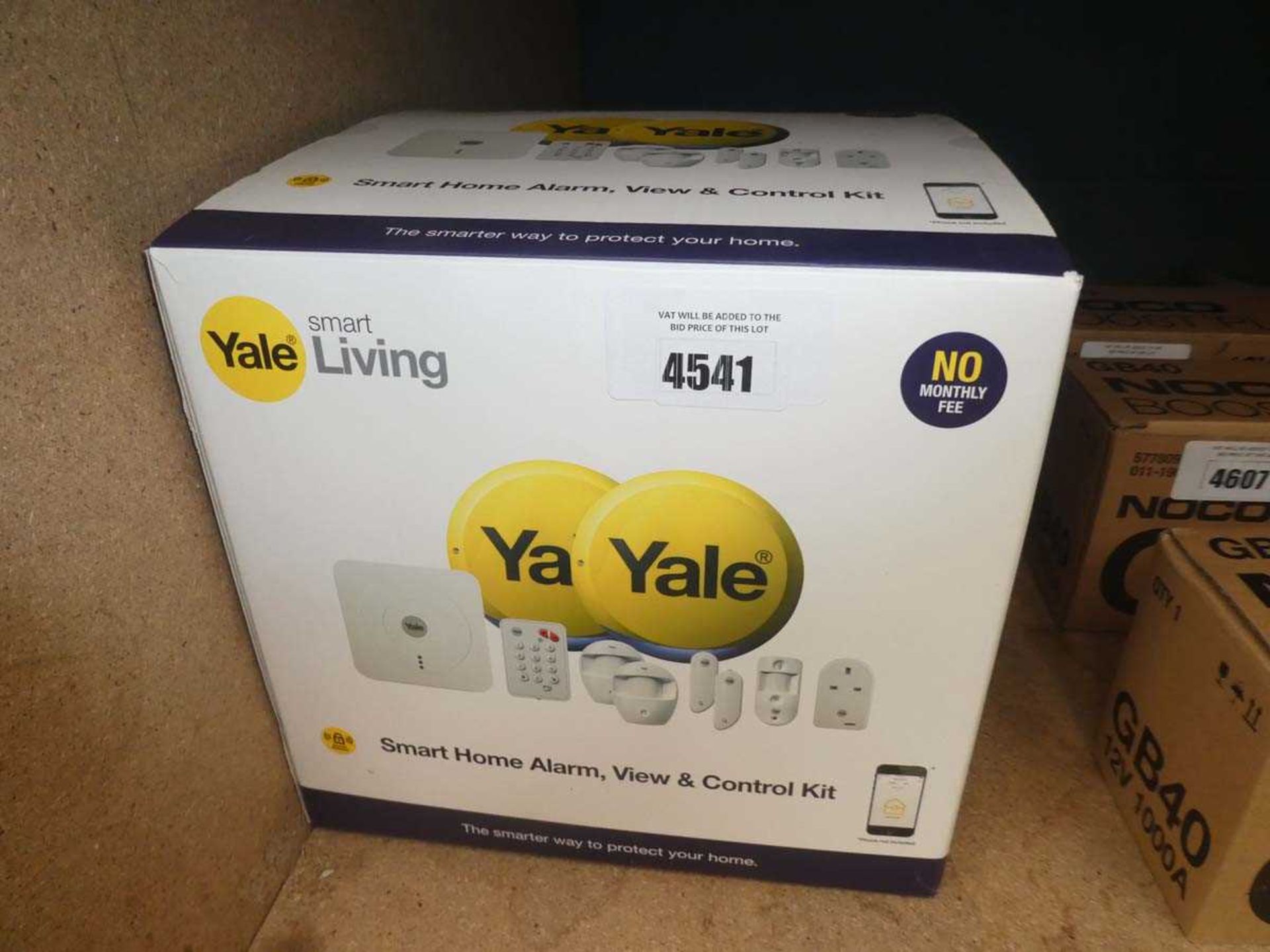 +VAT Yale home alarm system