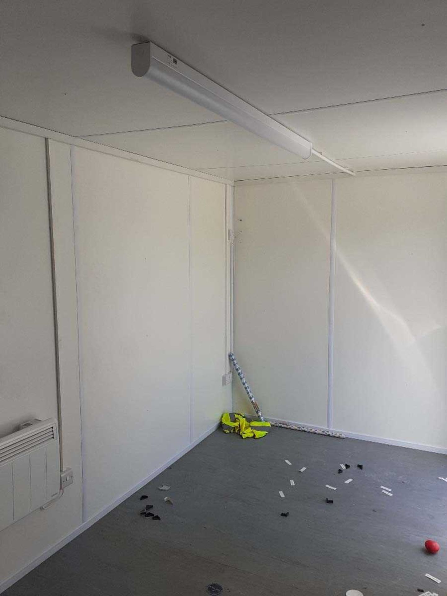 +VAT 15ft x 8ft x 8ft steel container professionally converted to a site office with windows, secure - Image 6 of 14