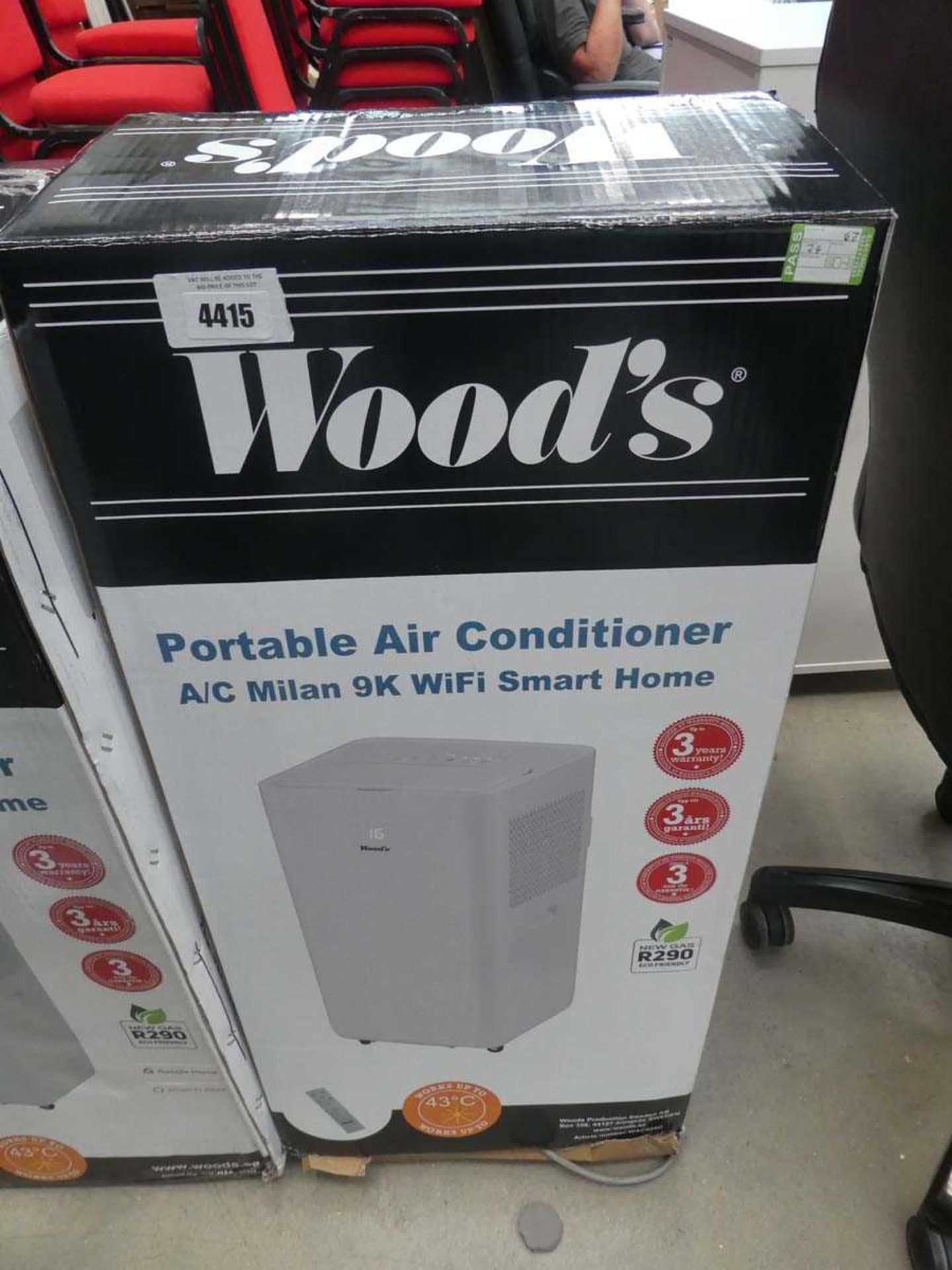 +VAT Box Woods portable air conditioning unit