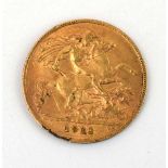 A half sovereign dated 1911