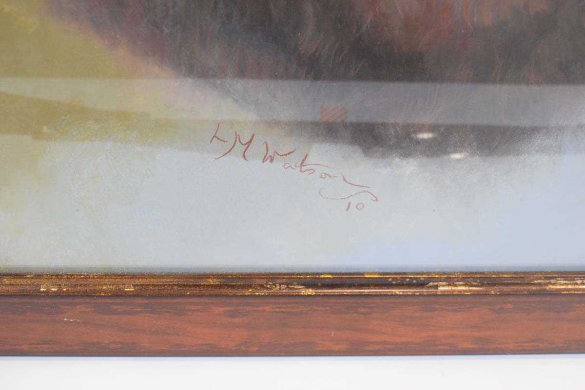 L.. M.. Watson (20th century).A head and shoulders study of a chocolate labrador,signed and dated ' - Image 2 of 2