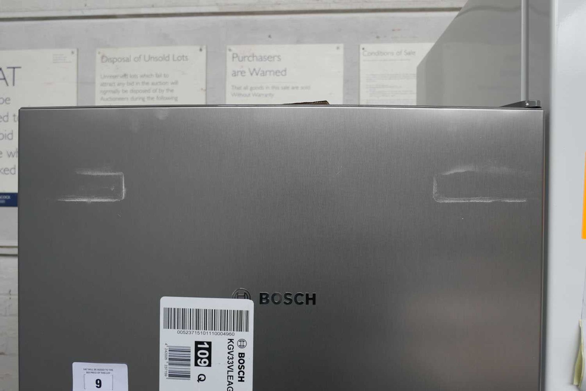 +VAT KGV33VLEAGB Bosch Free-standing fridge-freezer - Image 3 of 5