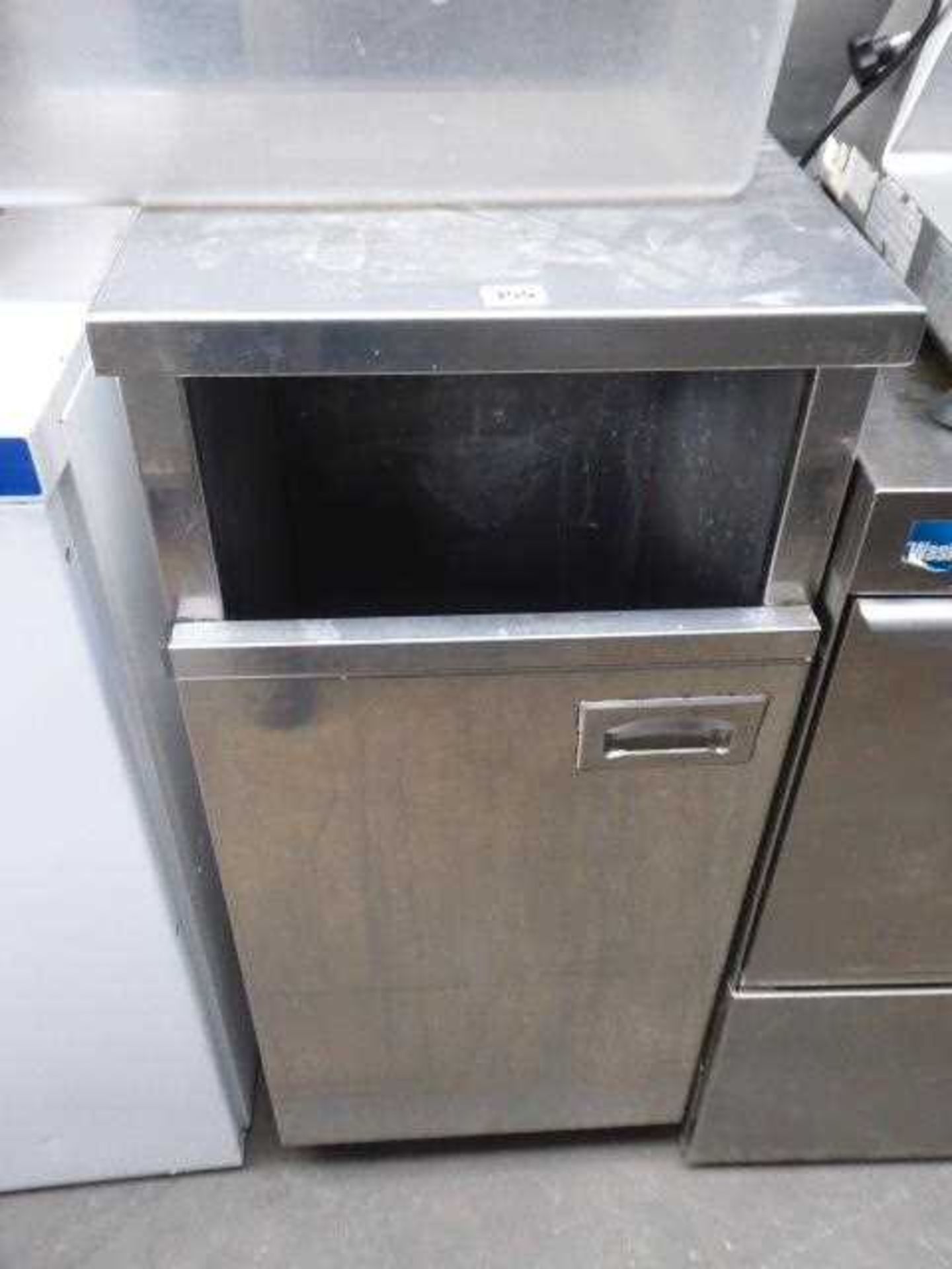40cm stainless steel waste unit