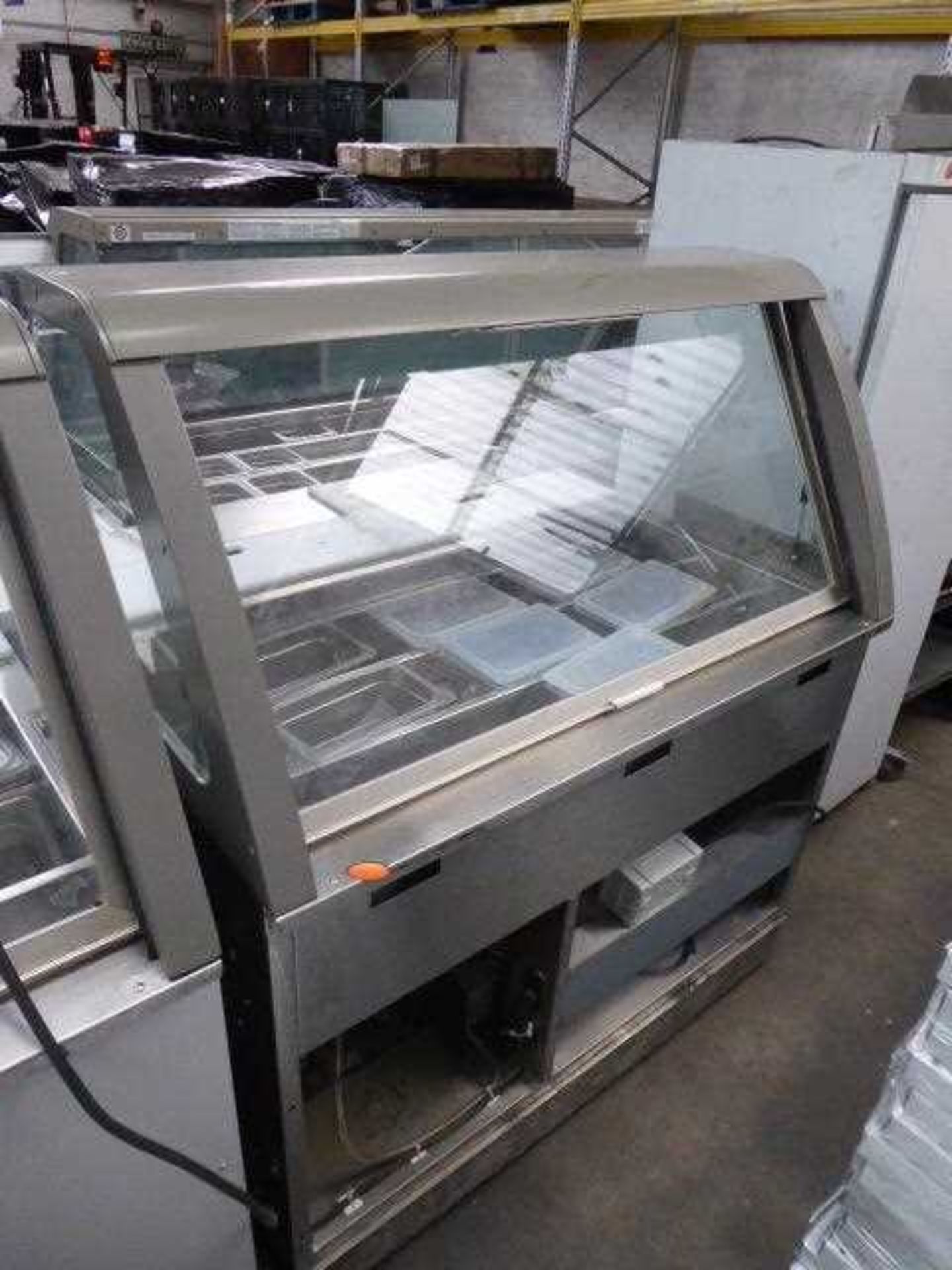 122cm 188cm H&K refrigerated display counter/ servery with closing lid system