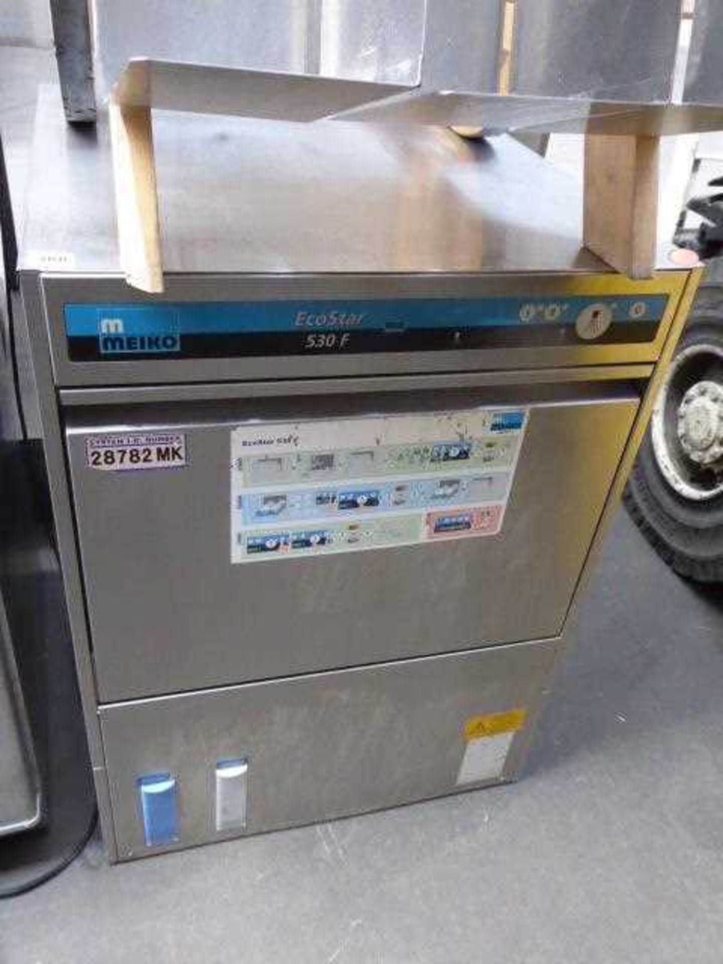 60cm Meiko Ecostar 530F under counter drop front dishwasher