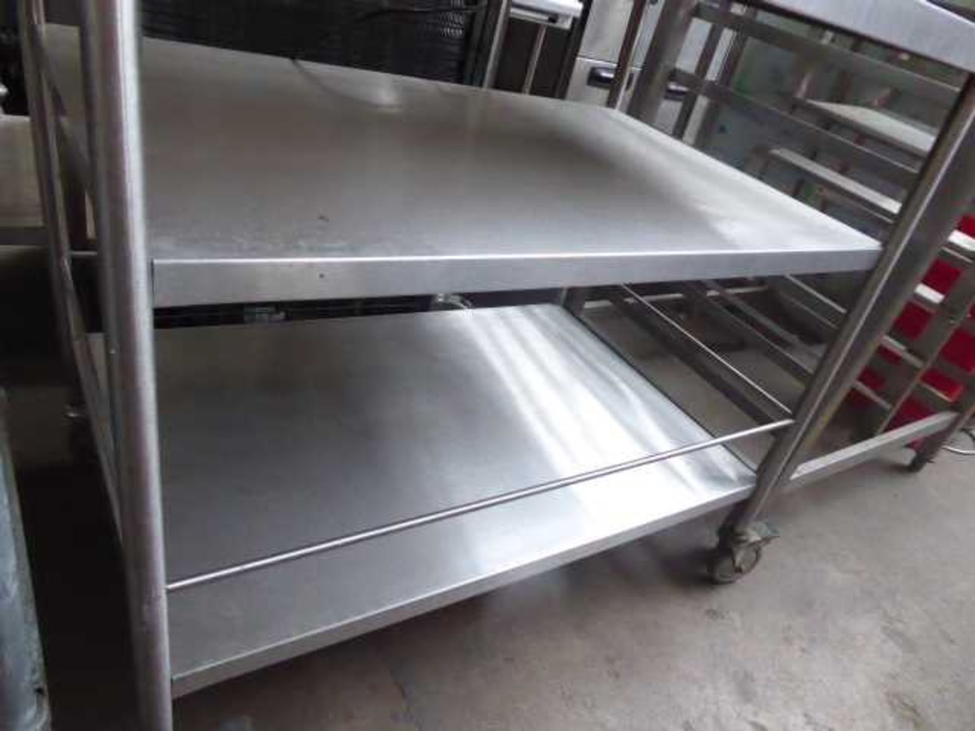 85cm 3 tier mobile catering trolley - Image 2 of 2