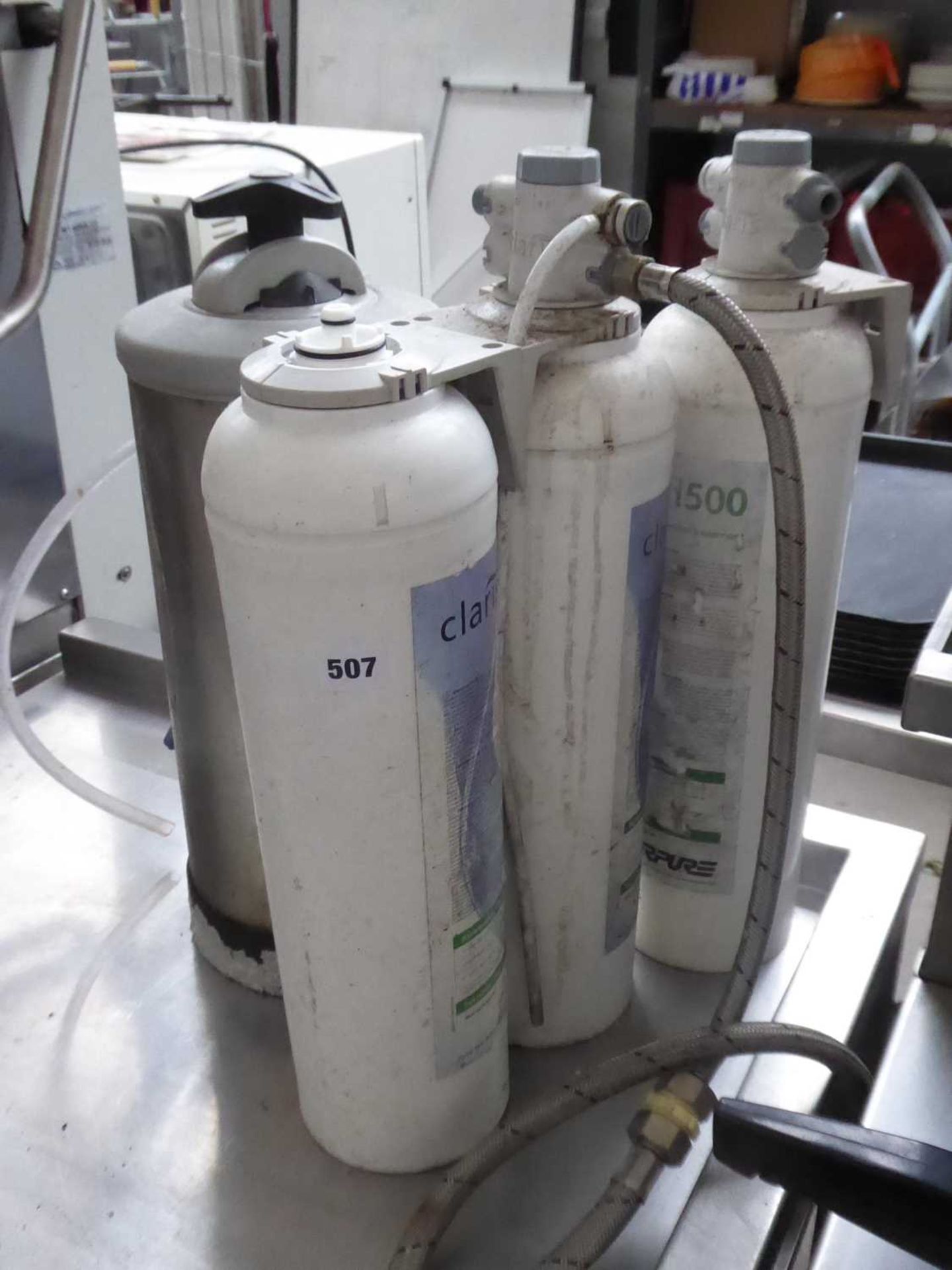 4 assorted water softeners