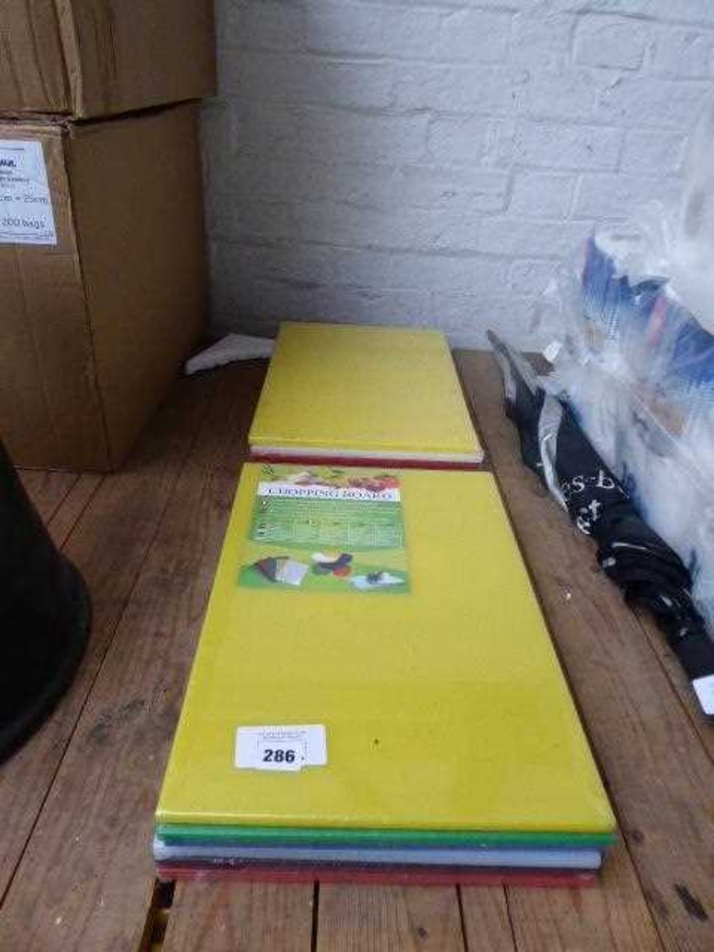 +VAT 2 sets of colour coded chopping boards