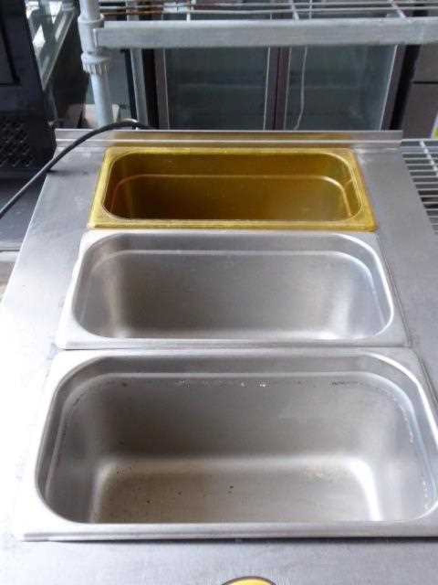 45cm electric Lincat 3 pot bain marie - Image 2 of 2