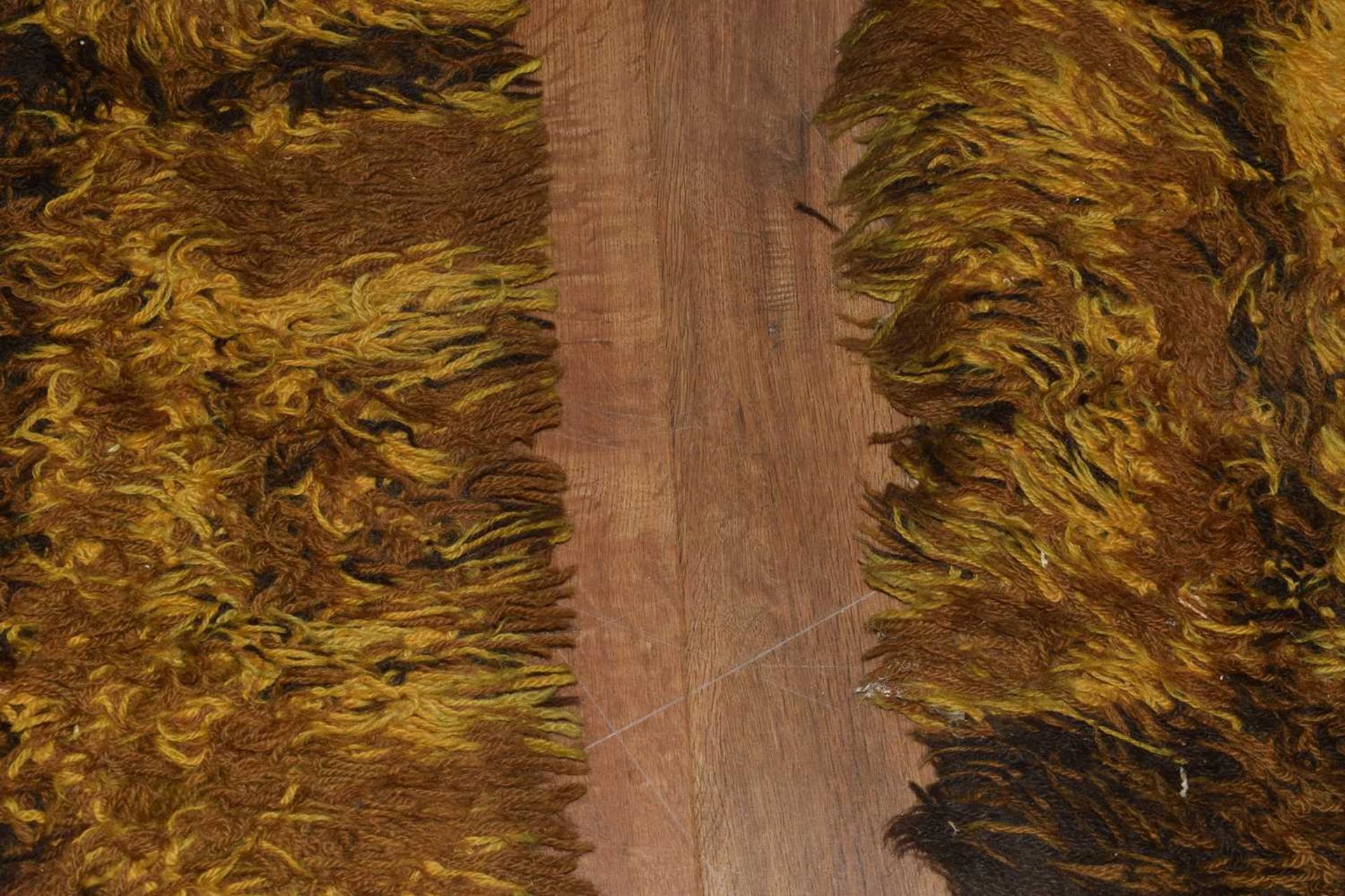 A pair of 1970's Danish woollen carpets in shades of yellow, 295 x 200 cm eachWould benefit from a - Image 9 of 20