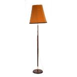 A 1960's Danish teak and copper-finished standard lampSee images. Leads cut. Working order