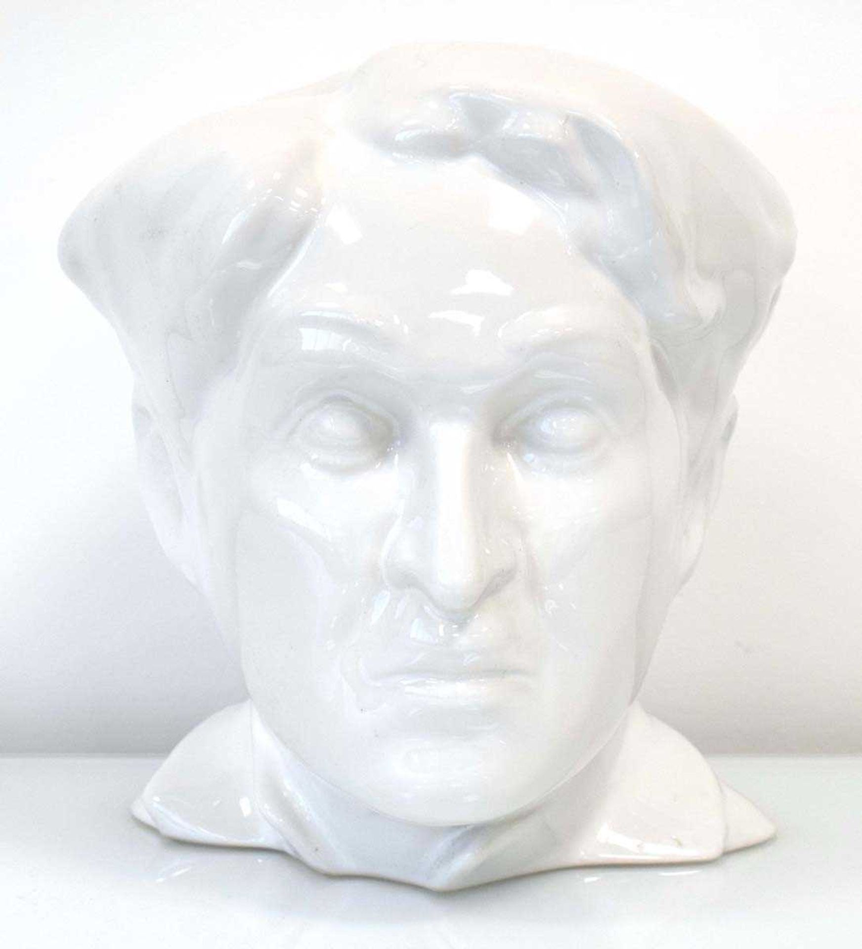 Morris Rushton for FleshPots (Flesh Pots), a plain 'Hollywood Greats' ceramic head modelled as