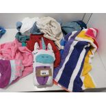 +VAT A bag containing various Towels and Tea Towels