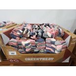 +VAT A box containing Ladies Green Treat Bamboo Socks in sizes 4-8.