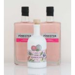 +VAT 3 various bottles of Gin, 1x Pink Marmalade Colour Changing Gin 42% 50cl, 2x Pinkster Agreeably