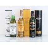 3 bottles, 1x Laphroaig 10 year old Islay Single Malt Scotch Whisky with carton 40% 70cl, 1x