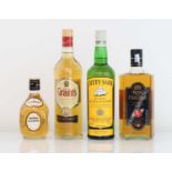 4 various bottles, 1x Royal Challenge blend of Rare Scotch & Indian Malt Whisky "For Sale in Haryana