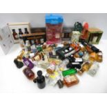 +VAT A bag containing various Miniatures & Gift Sets, including The Balvenie, Macleods, Jack