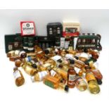 +VAT Approx 80 various Whisky miniatures, including Glenfiddich, Jack Daniels, The Famous Grouse,