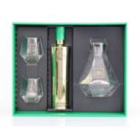 +VAT An Au Vodka Green Watermelon Gift set with Custom Decanter & 2 glasses, 70cl 35.2% (Note VAT