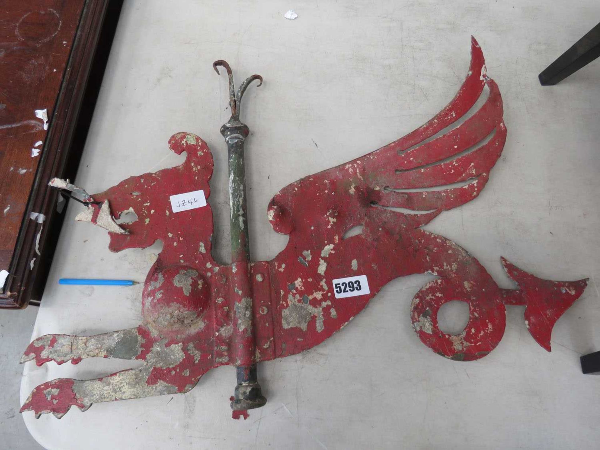 Welsh dragon weather vane