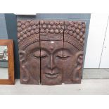 +VAT Figure of Buddha in three panels