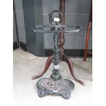 (5) Cast iron stick stand