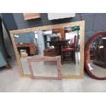 Two rectangular mirrors