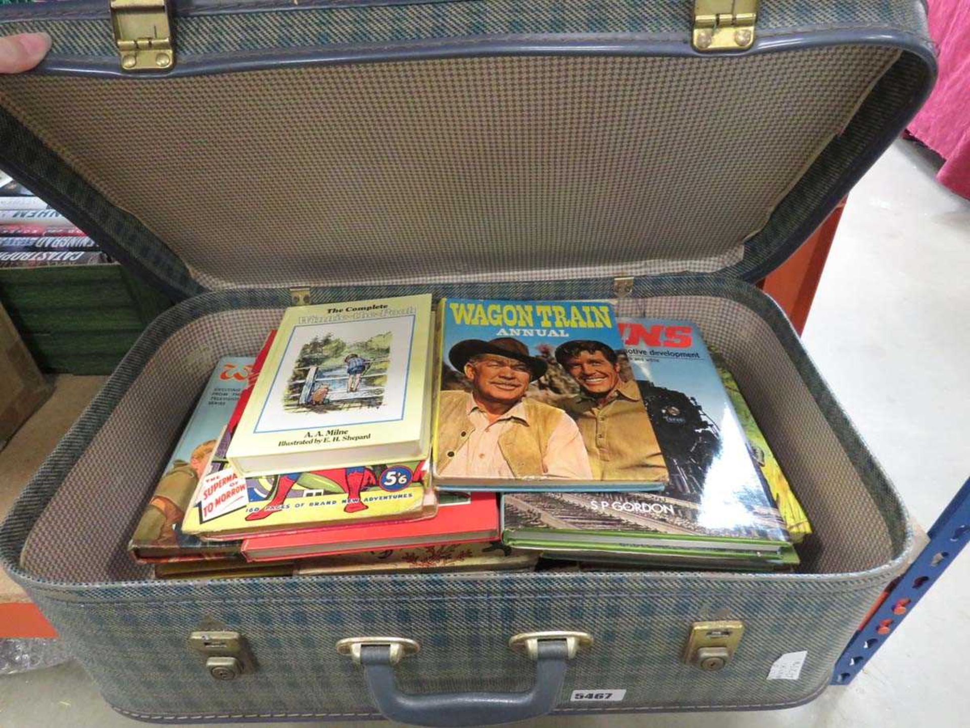 Box containing childrens annuals