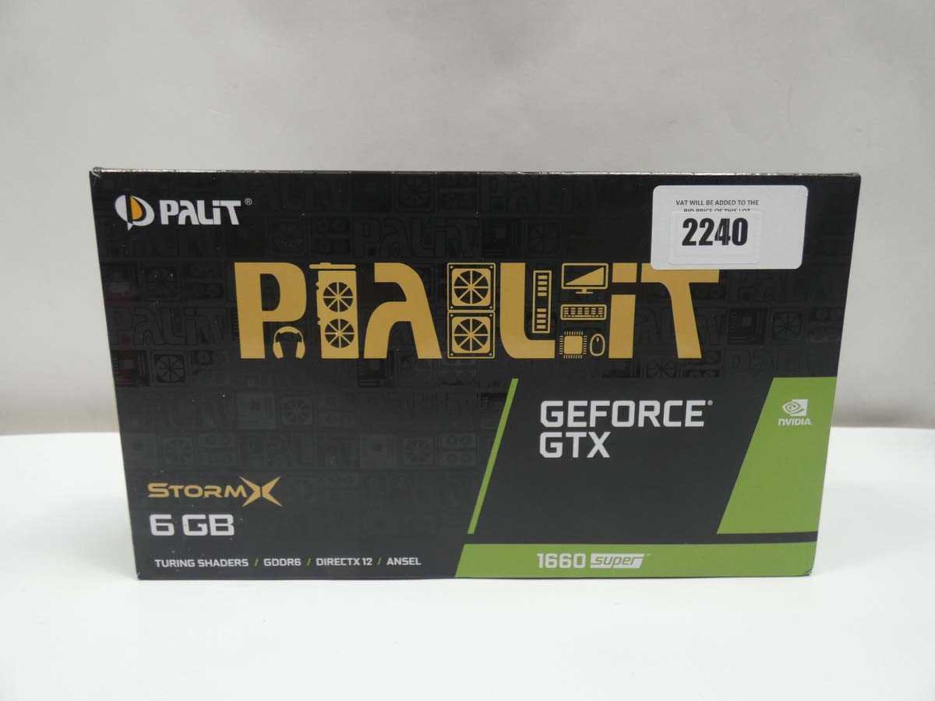 +VAT Palit GeForce GTX 1660 Super 6GB graphics card