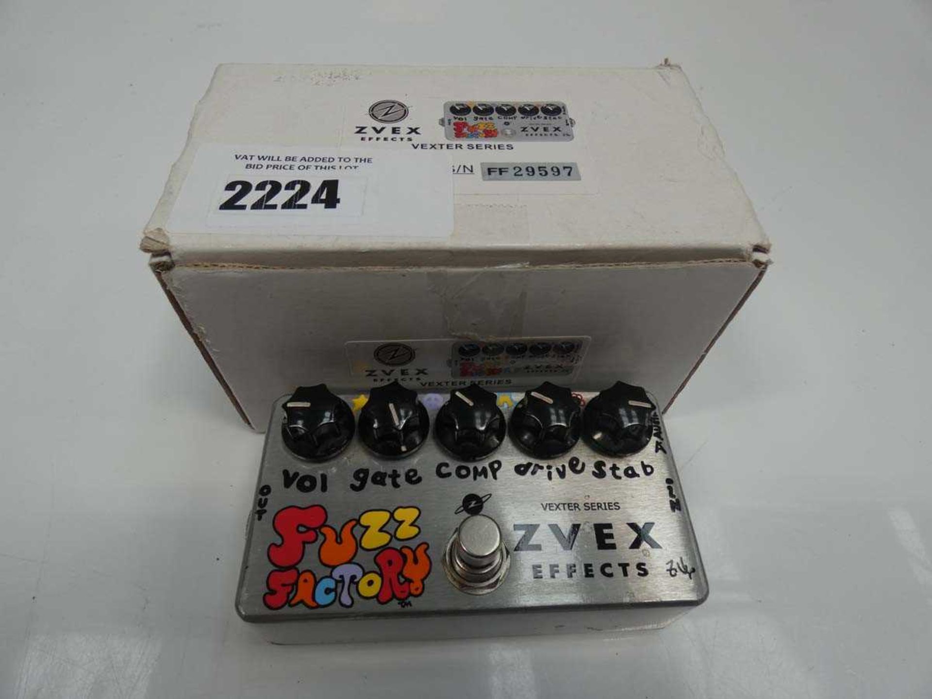 +VAT Zvex Fuzz Factory Vexter Series guitar pedal