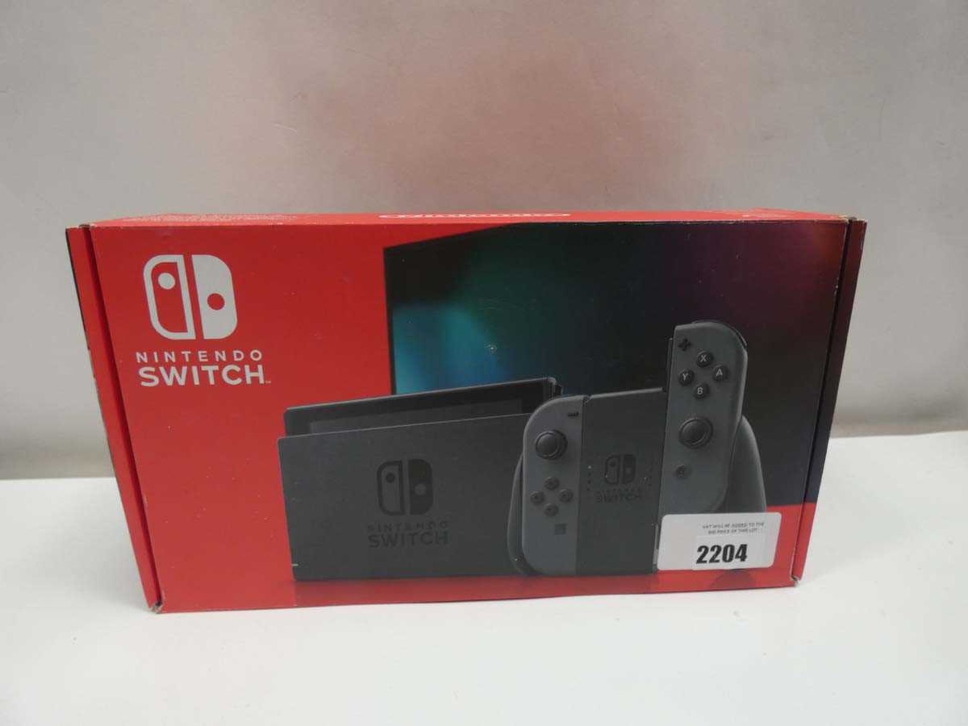 +VAT Nintendo Switch Grey with box (note: serial number different to box)