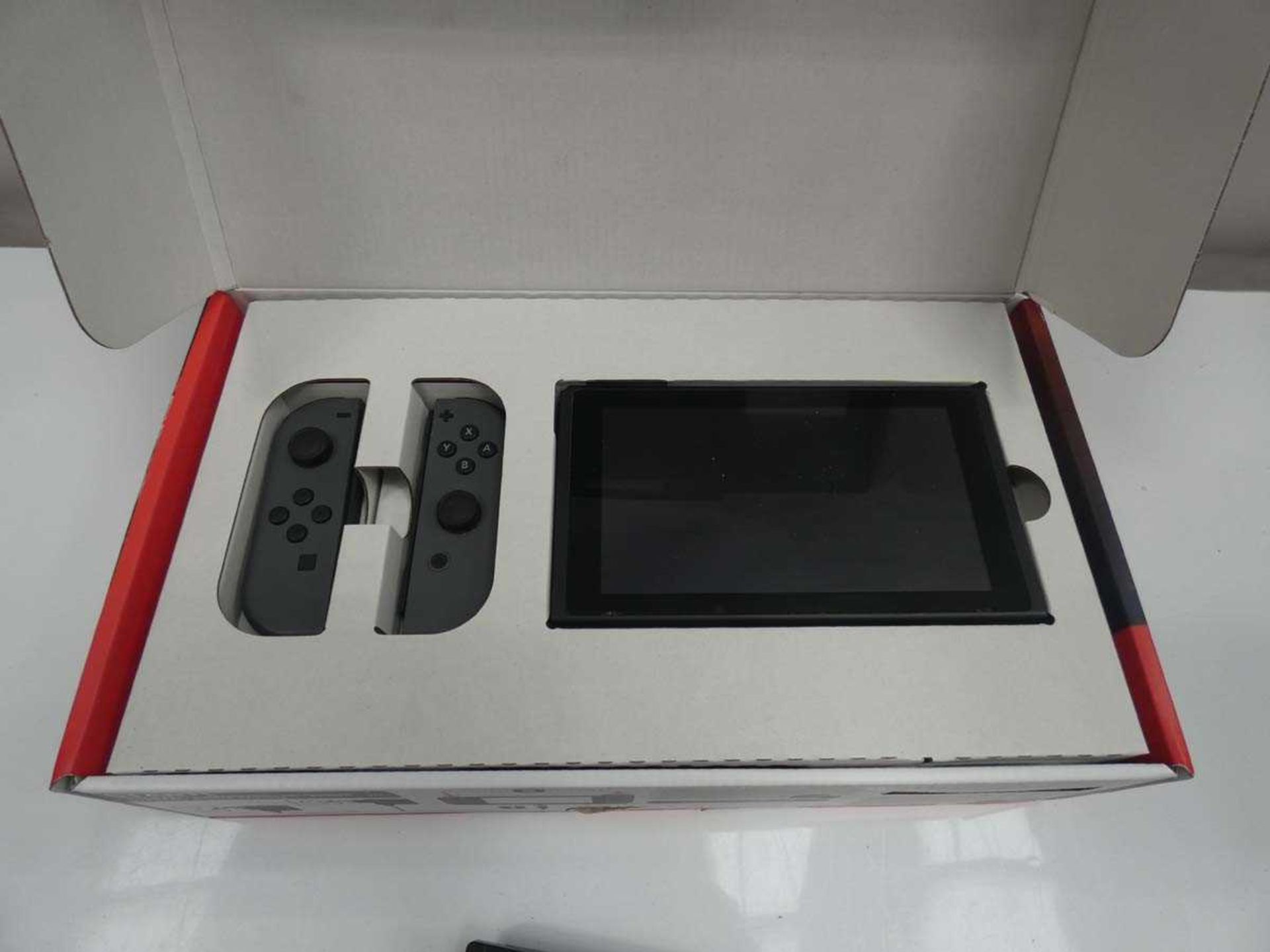 +VAT Nintendo Switch Grey with box (note: serial number different to box) - Image 2 of 2