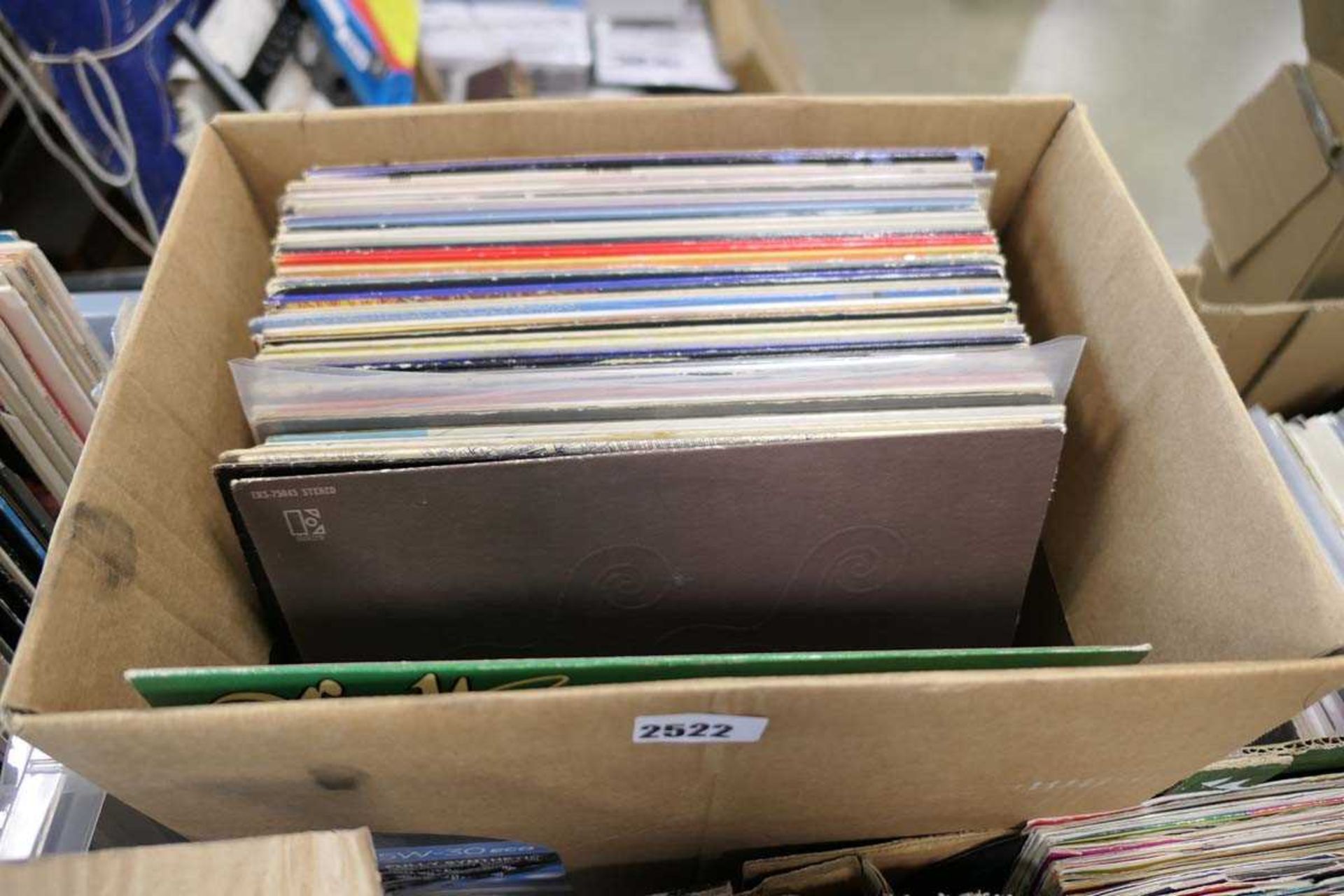 Box containing various vinyl records to include Doctor Hook, Last Men and Sweet Salvation - Image 2 of 2