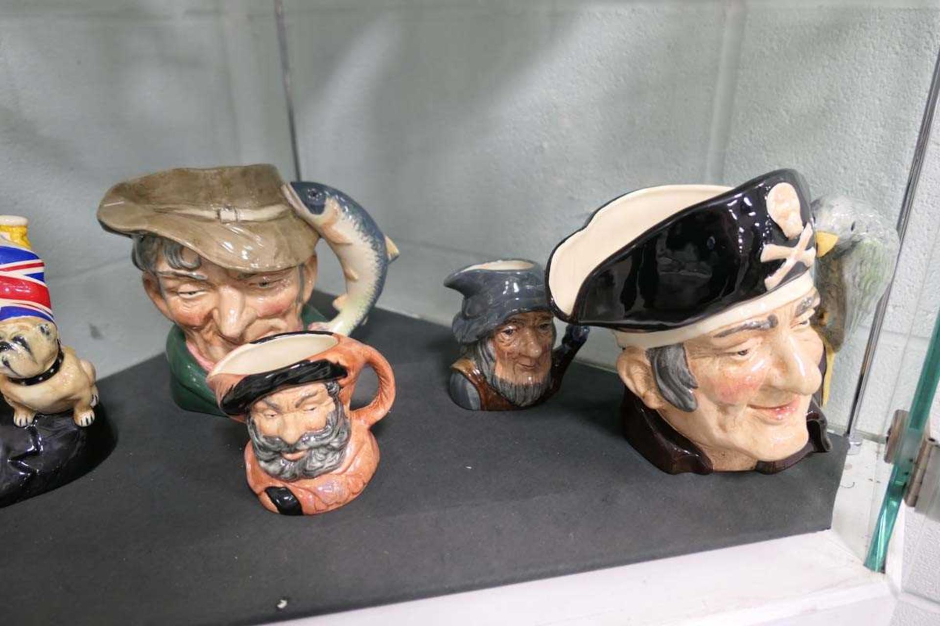 Wide selection of various size character jugs to include Queen Victoria, Nelson, Churchill and - Image 6 of 6