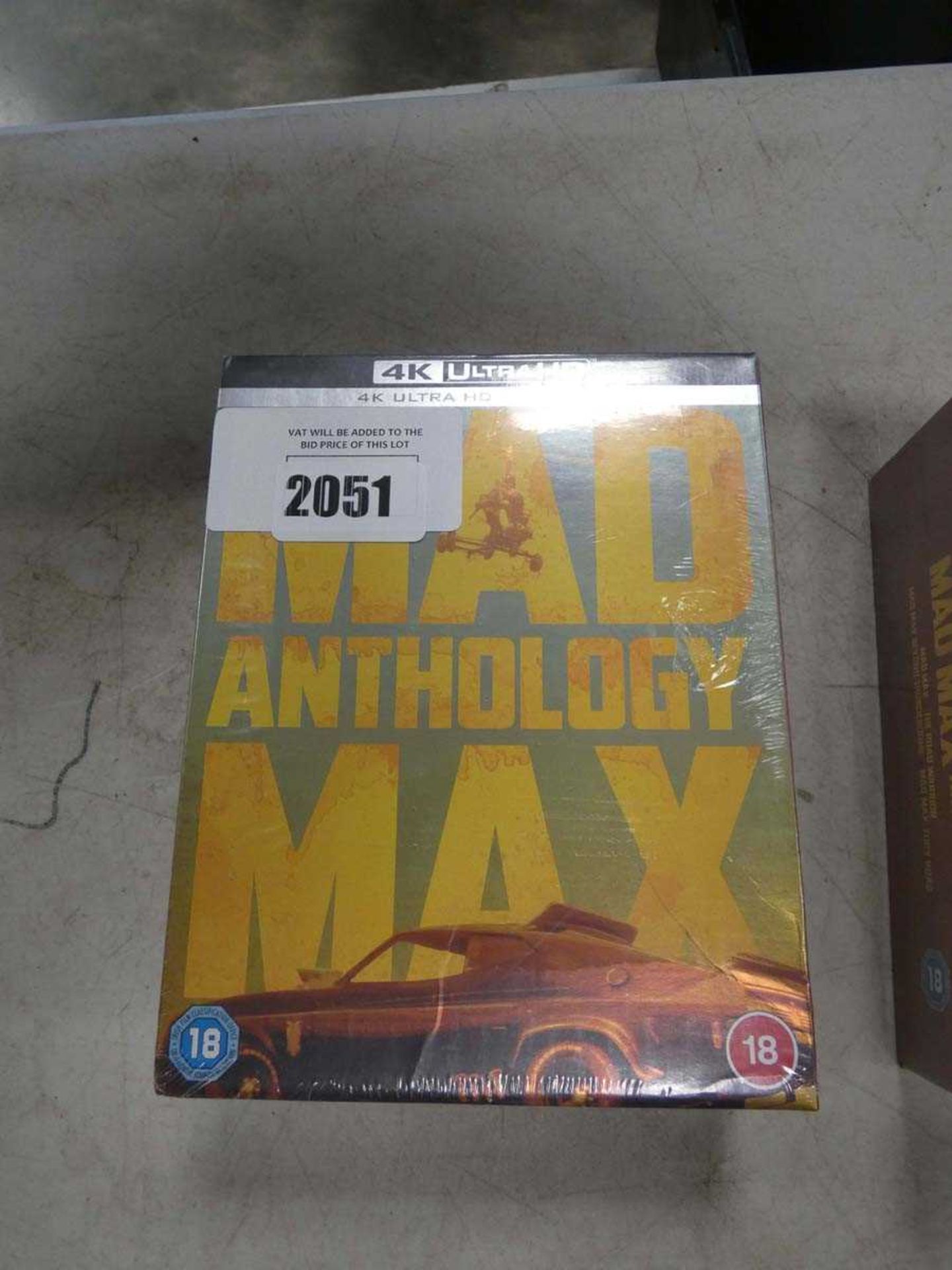 +VAT Mad Max Anthology 4K Ultra HD blu-ray set in sealed box
