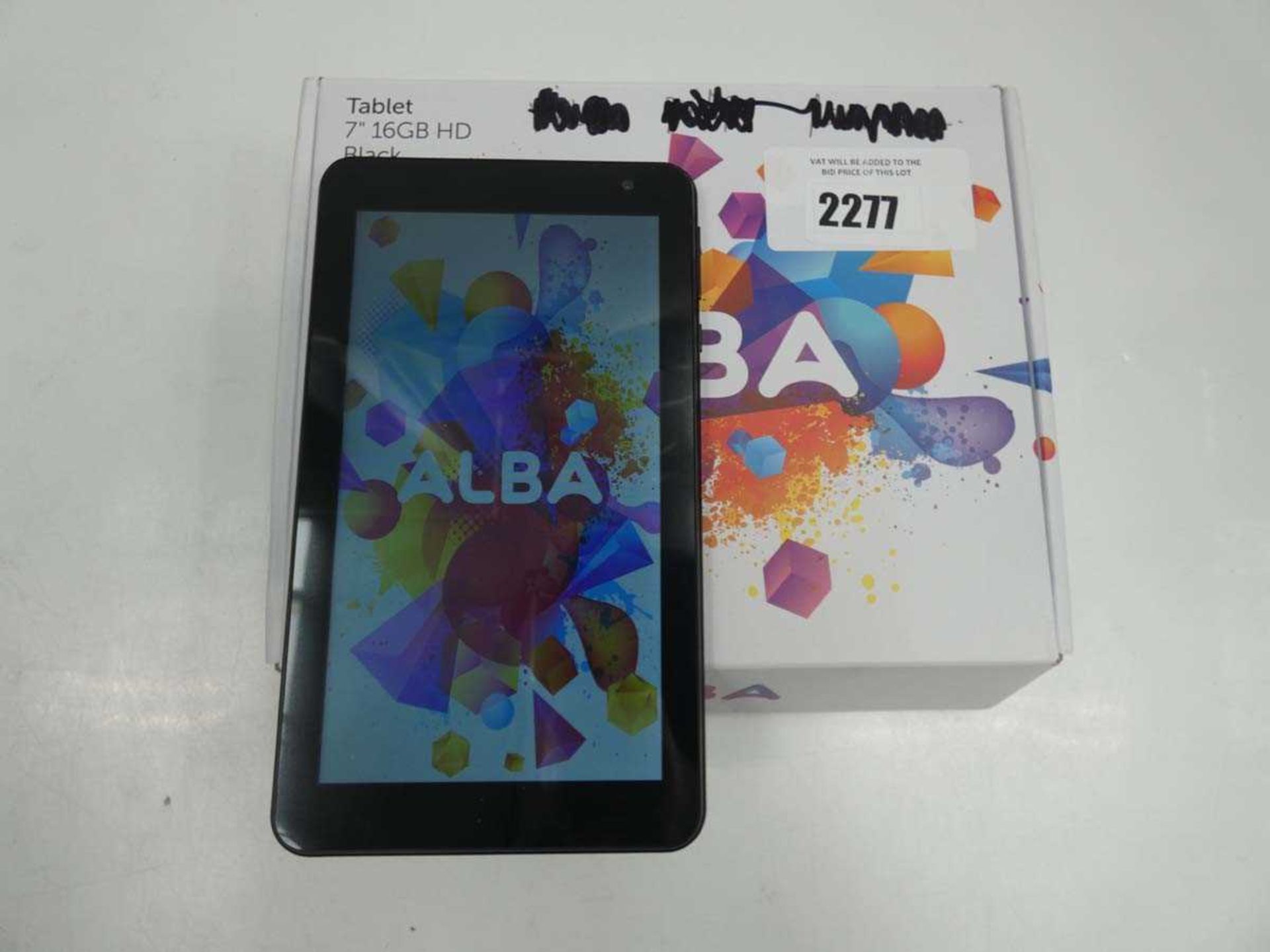 +VAT Alba 7" 16GB tablet with box