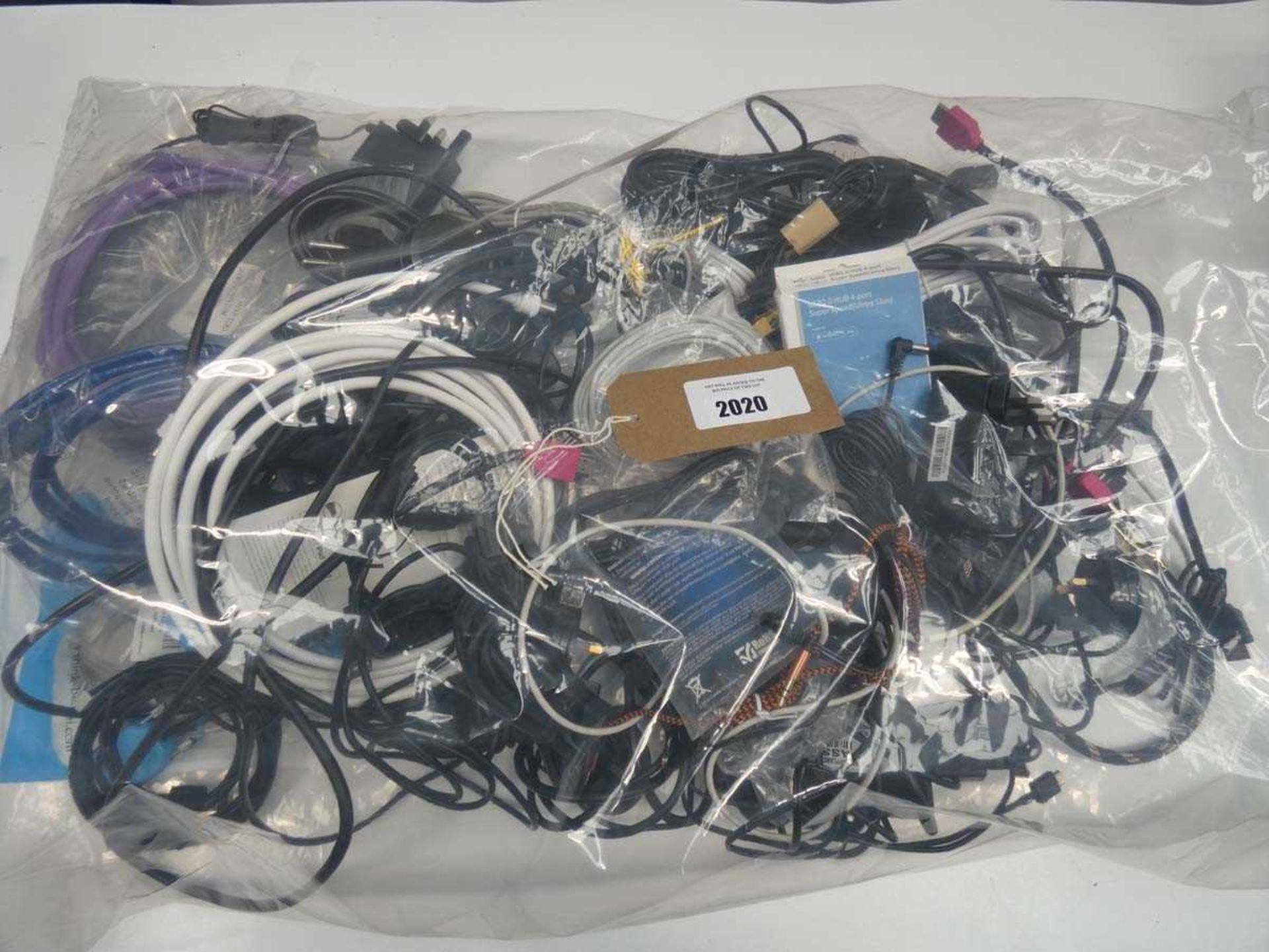 +VAT Bag containing cables, leads and PSUs
