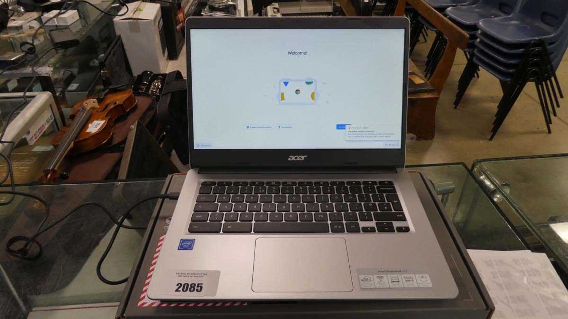 +VAT Acer Chromebook 314 laptop with psu, box and charger