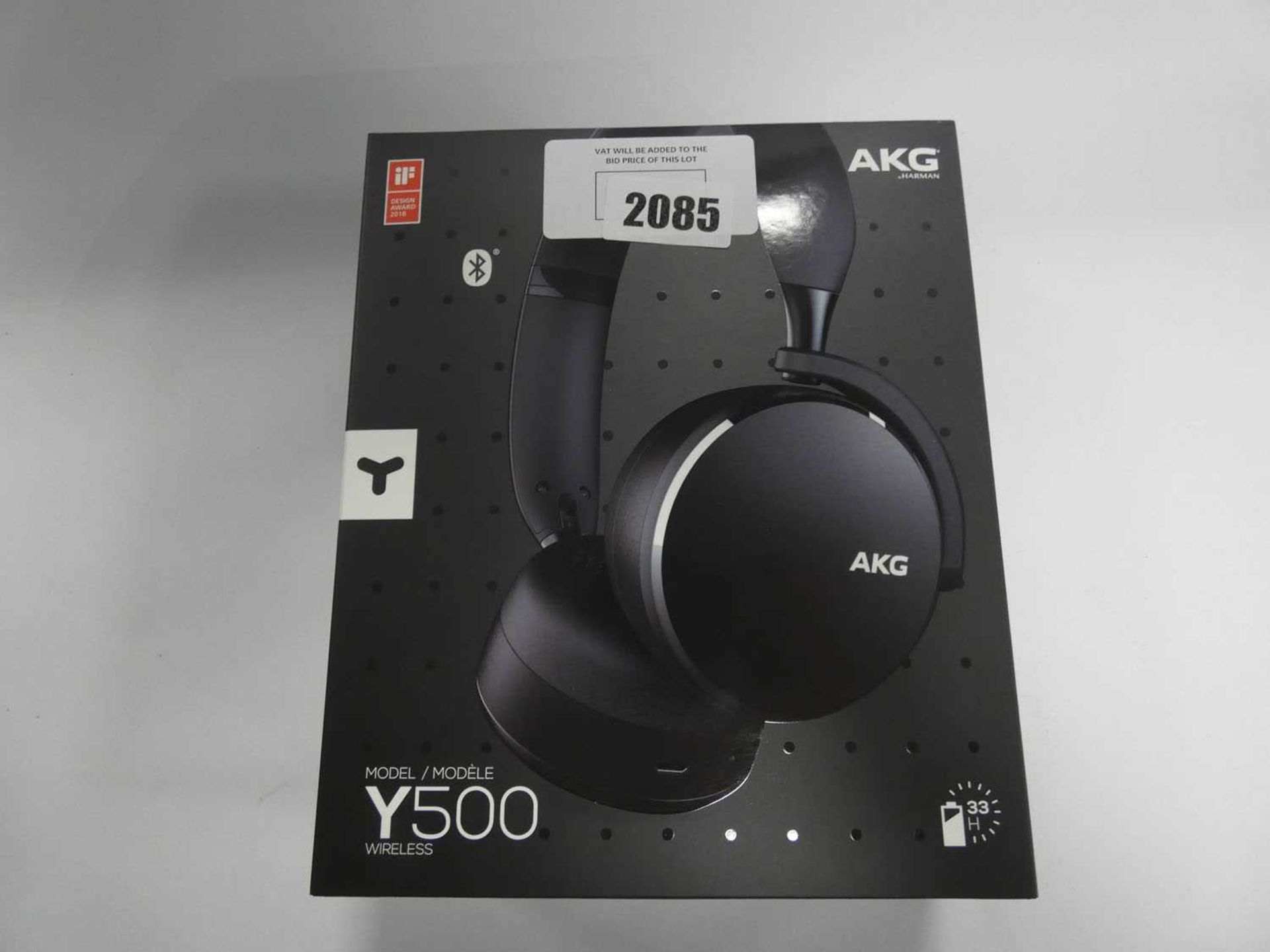 +VAT AKG Y500 bluetooth headphones in box