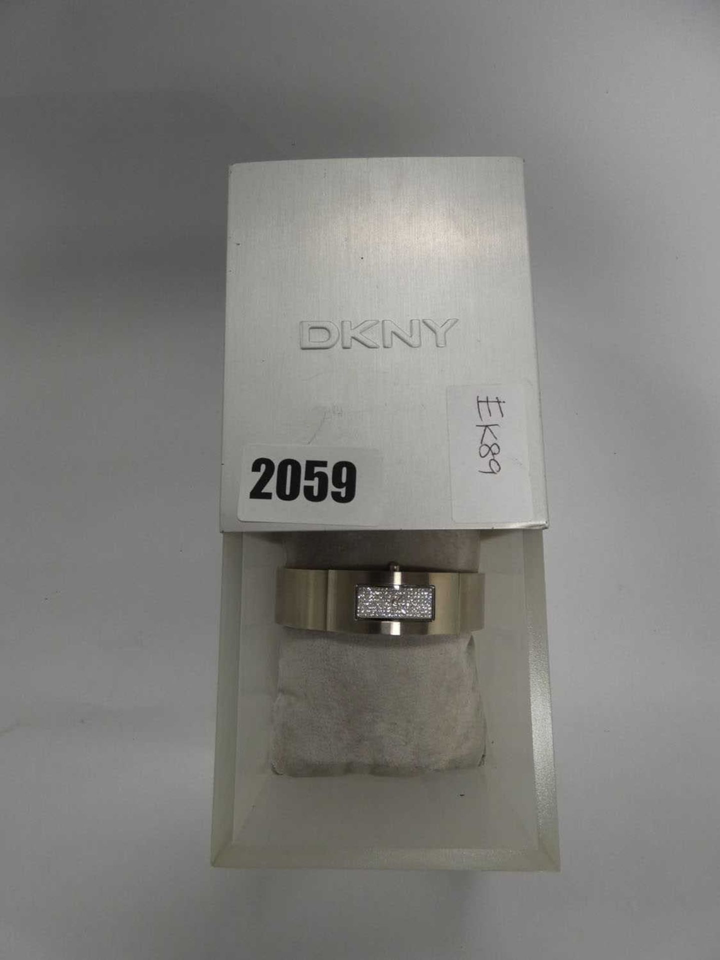 DKNY stainless steel watch with case