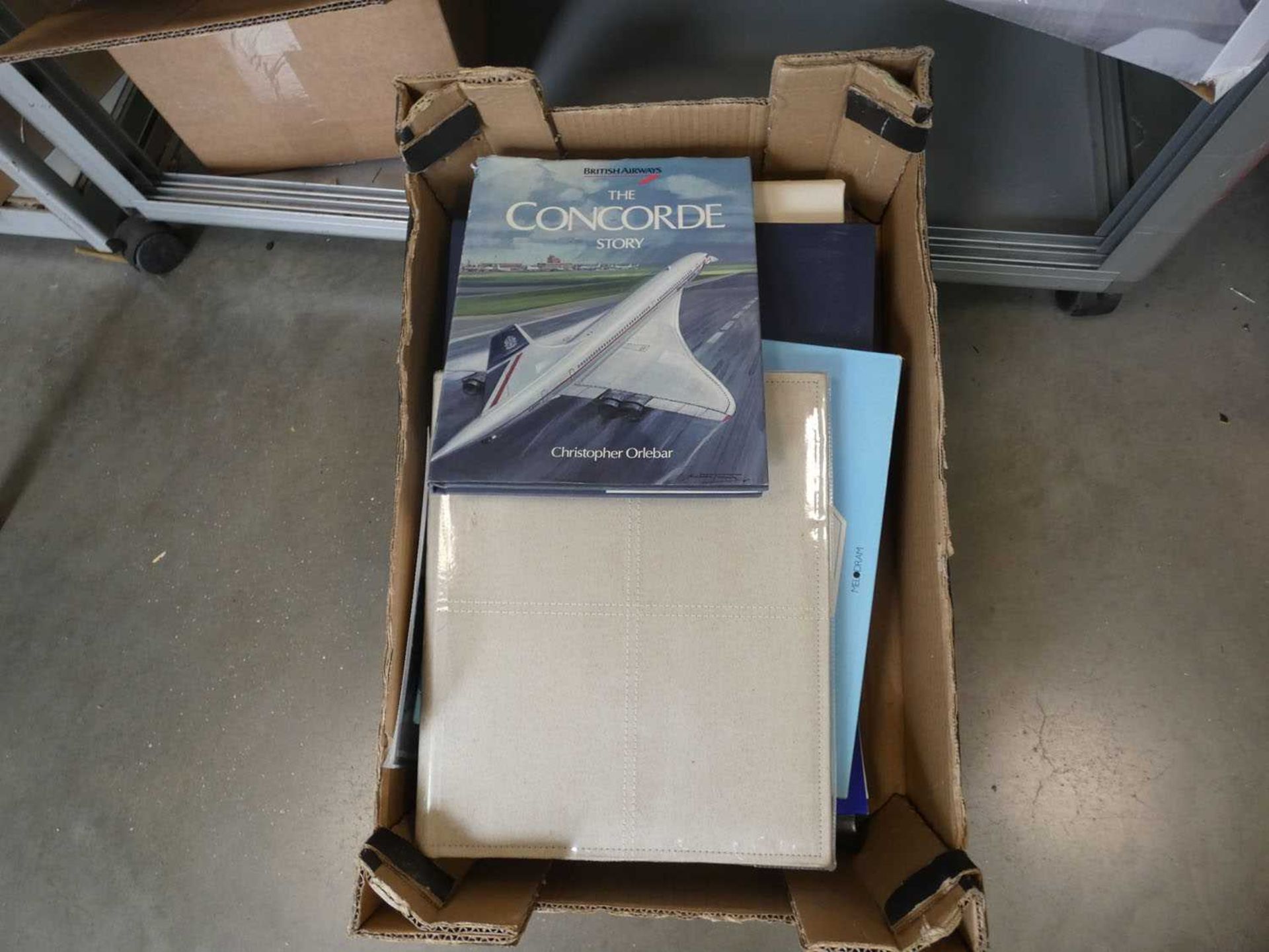 Selection of photo binders and books incl. British Airways The Concord Story